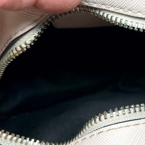 Zara Small Round Beige Handbag Metallic Handle, Chain Strap, Sculptural Mini bag - Picture 12 of 16